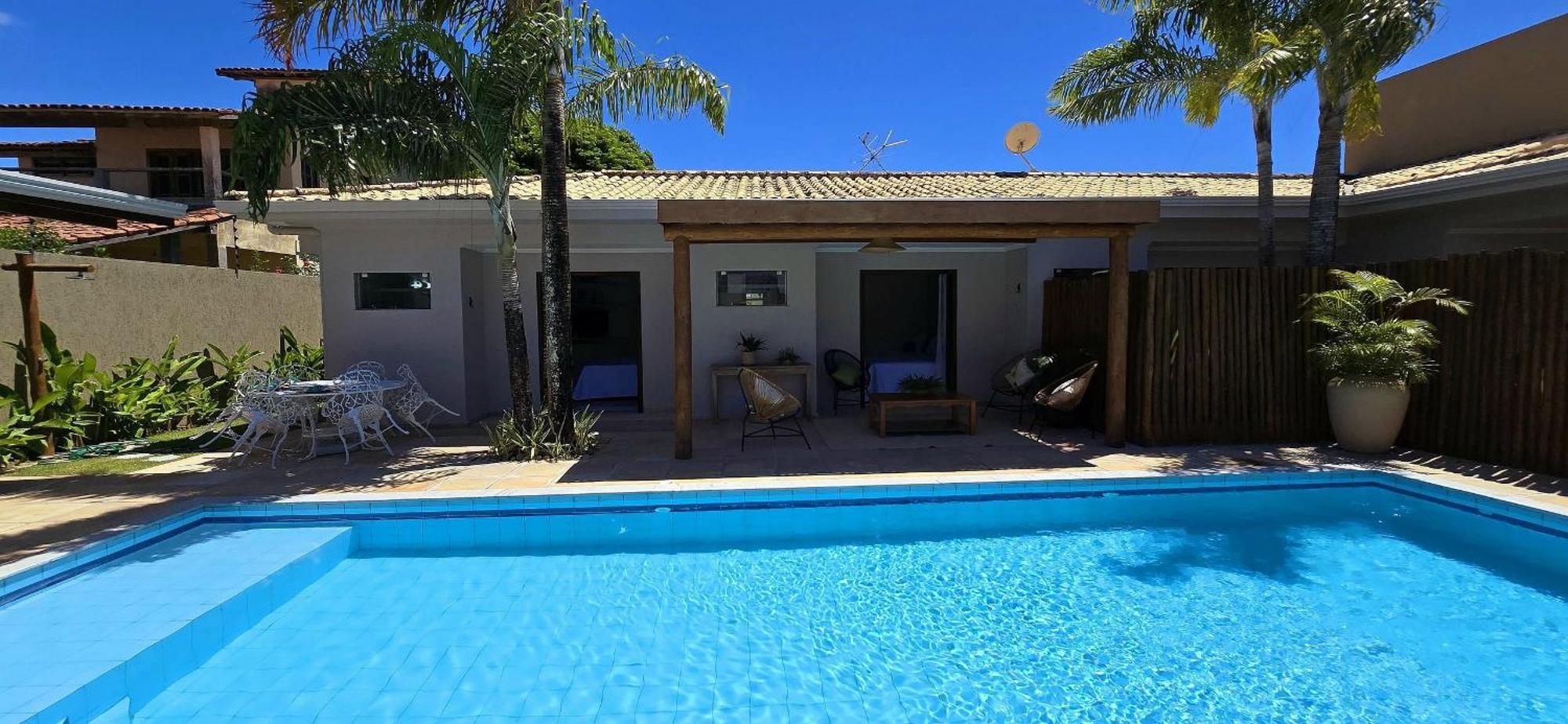 Casa Aconchegante Com Piscina Em Taperapuan Porto Seguro