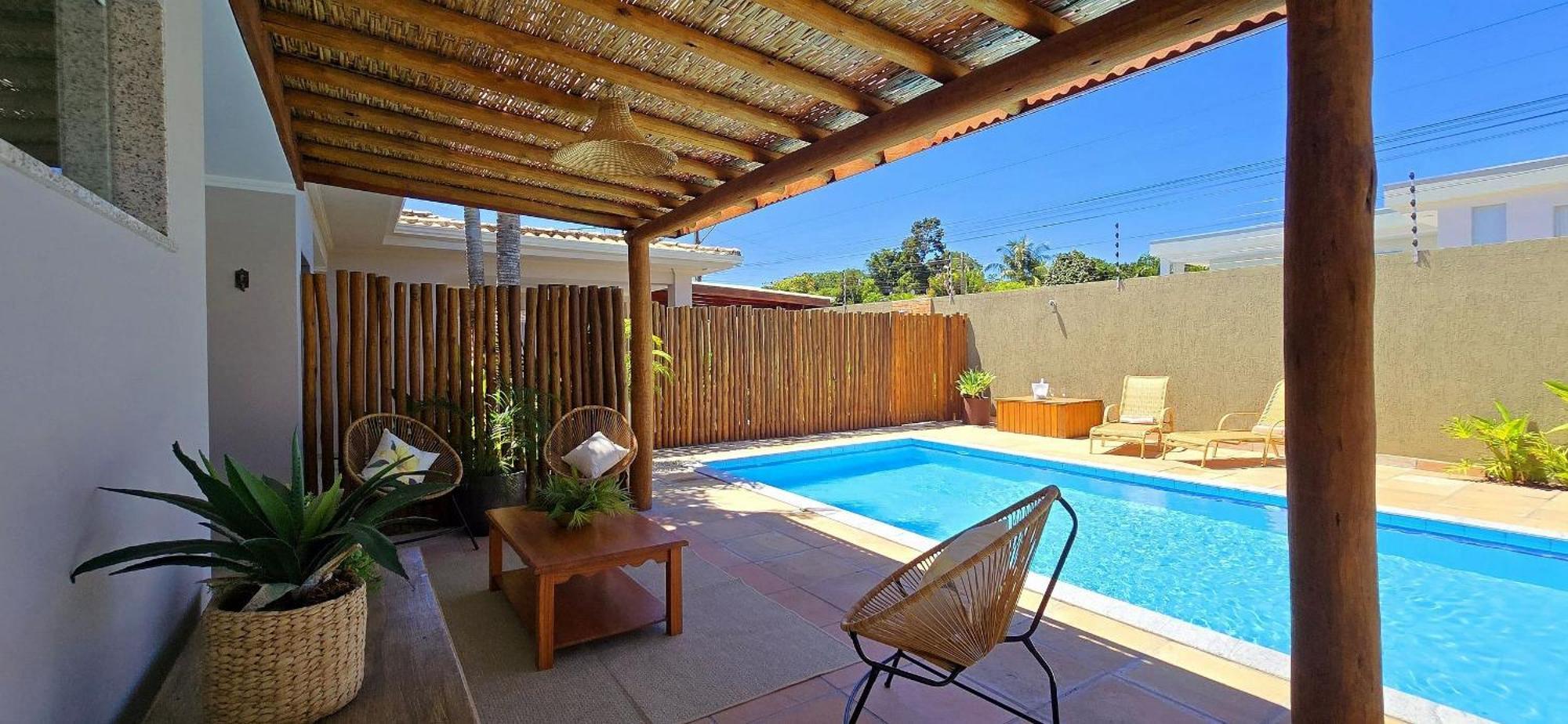 Casa de férias Casa Aconchegante Com Piscina Em Taperapuan