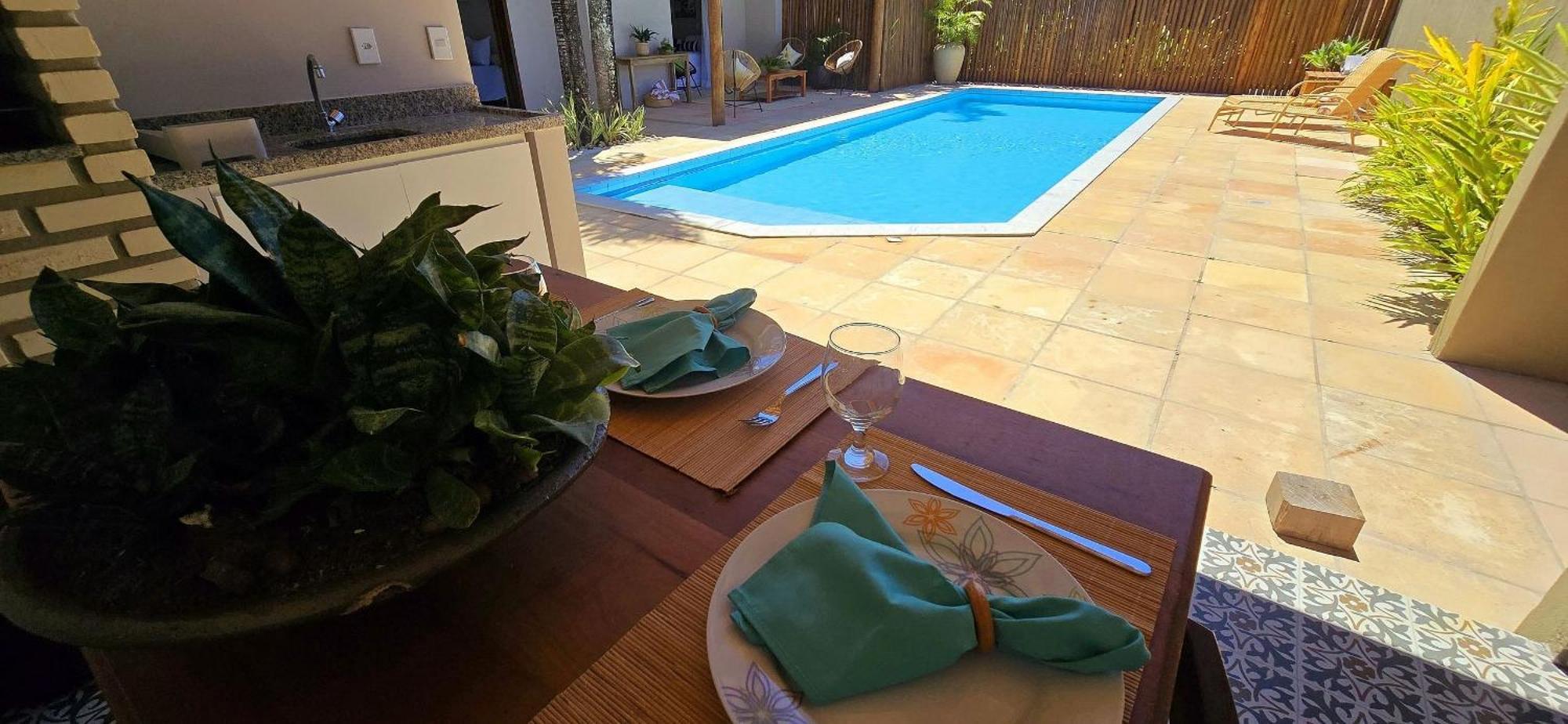Casa Aconchegante Com Piscina Em Taperapuan Casa de férias Porto Seguro