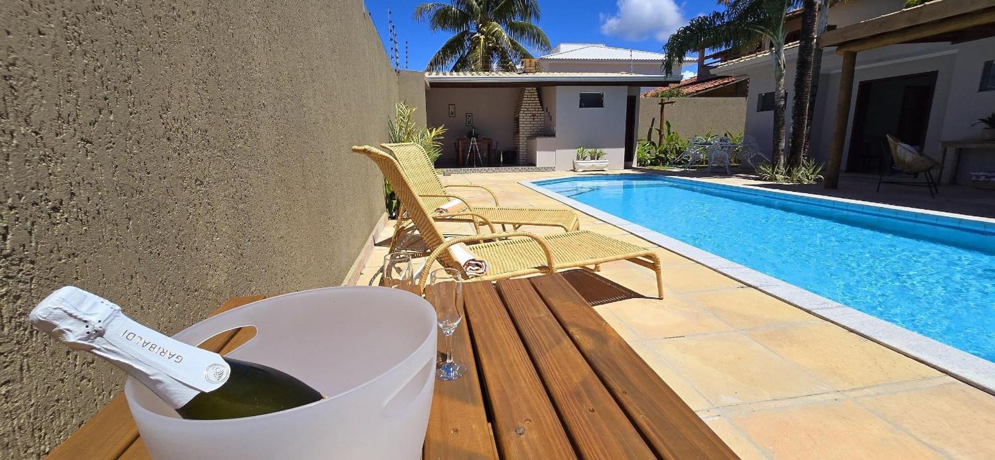 Casa de férias Casa Aconchegante Com Piscina Em Taperapuan