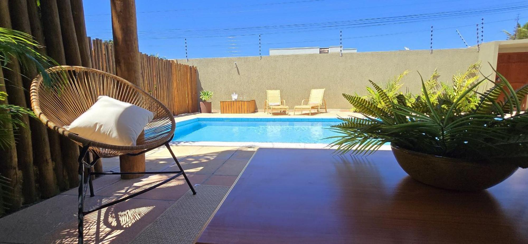 Casa Aconchegante Com Piscina Em Taperapuan